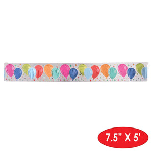 Beistle Metallic Balloons Fringe Banner