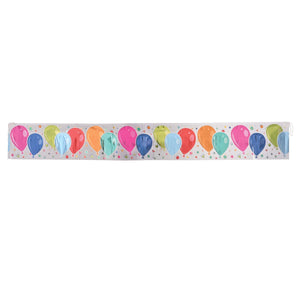 Metallic Balloons Fringe Banner - Bulk 12 Pack