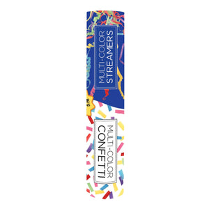 Handheld Party Confetti & Streamer Tubes - Bulk 6 Pack