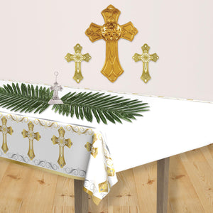 Bulk Religious Tablecover (12 Pkgs Per Case) by Beistle