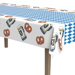 Bulk Oktoberfest Tablecover (12 Pkgs Per Case) by Beistle