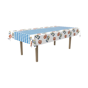 Bulk Oktoberfest Tablecover (12 Pkgs Per Case) by Beistle