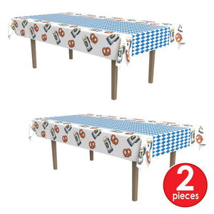 Bulk Oktoberfest Tablecover (12 Pkgs Per Case) by Beistle