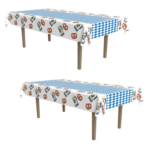 Bulk Oktoberfest Tablecover (12 Pkgs Per Case) by Beistle