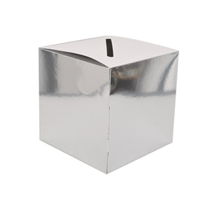 Bulk Silver Foil All-Purpose Card Box (6 Pkgs Per Case) by Beistle