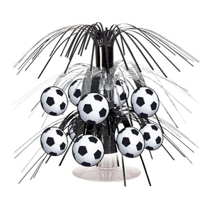 Soccer Ball Mini Party Cascade Centerpiece - Bulk 12 Pack