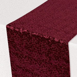 Bulk Sequined Table Runner - burgundy (Case of 12) by Beistle