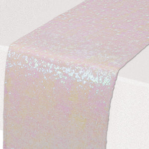 Bulk Sequined Table Runner - opalescent (Case of 12) by Beistle