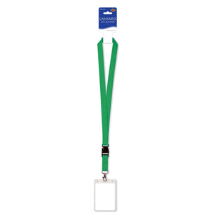 Lanyard with Card Holder, green 