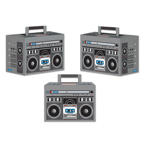 Boom Box Party Favor Boxes - Bulk 36 Pack