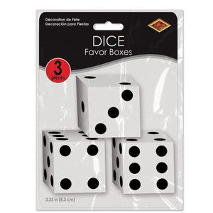 Bulk Dice Favor Boxes (Case of 36) by Beistle