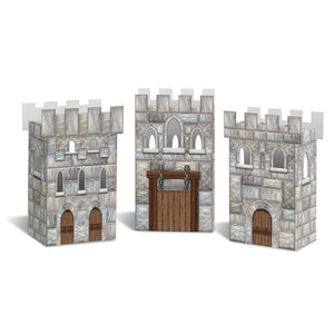 Castle Party Favor Boxes - Bulk 36 Pack