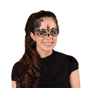 Metal Filigree Masquerade Mask