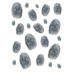 Fingerprints Party Peel 'N Place Clings - Bulk/264 Clings