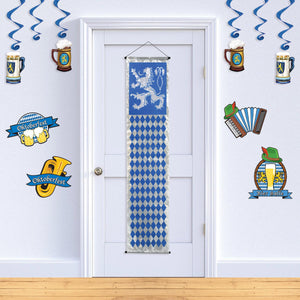 Oktoberfest Velvet-Lame Door Panel