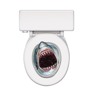 Shark Toilet Topper Peel 'N Place Clings