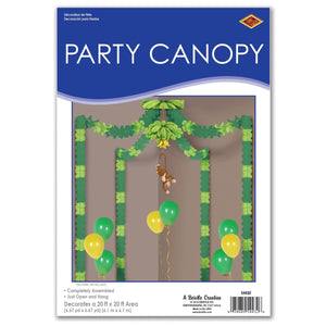 Jungle Monkey Party Canopy - Jungle Party Theme