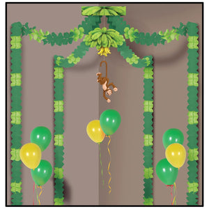 Jungle Monkey Party Canopy - Bulk 6 Pack