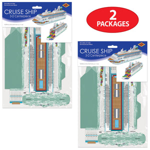 Bulk Cruise Ship Centerpiece (Case of 12) by Beistle