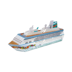 3-D Cruise Ship Party Centerpiece - Bulk 12 Pack