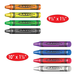 Crayons Peel 'N Place Clings