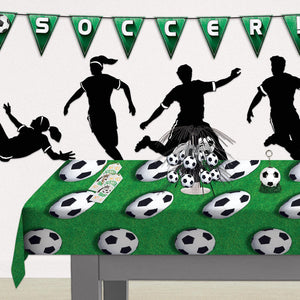 Bulk Soccer Ball Tablecover (Case of 12) by Beistle