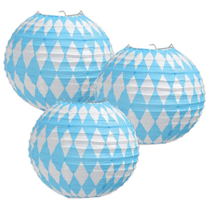 Oktoberfest Paper Lanterns - Bulk 18 Pack