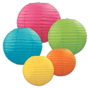 Party Paper Lantern Assortment - Bulk/6 Lanterns