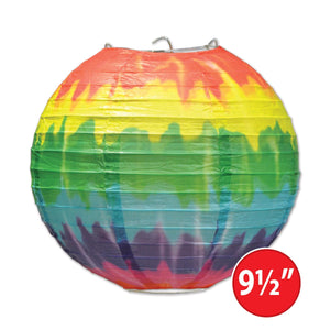 Bulk Tie-Dyed Paper Lanterns (Case of 18) by Beistle