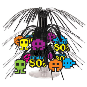 80's Mini Cascade Party Centerpiece - Bulk 12 Pack