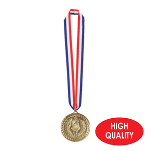 Gold Medal with Ribbon