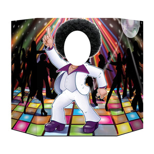 Disco Couple Party Photo Prop - Bulk 6 Pack