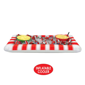 Inflatable Red&White Stripes Buffet Clr