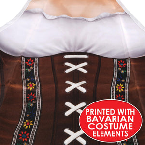 Bulk Fraulein Fabric Novelty Apron (Case of 6) by Beistle