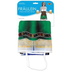 Bulk Fraulein Fabric Novelty Apron (Case of 6) by Beistle