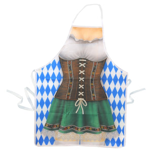 Oktoberfest Fraulein Fabric Novelty Apron - Bulk/6 Aprons