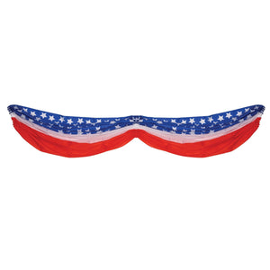 5 ft. - Stars/Stripes Fabric Party Bunting - Bulk 6 Pack