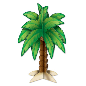 Luau Party 3-D Palm Tree Centerpiece - Bulk 12 Pack