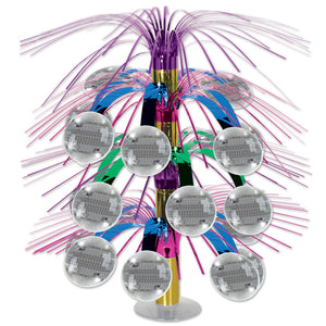 Disco Ball Party Cascade Centerpiece - Bulk 6 Pack