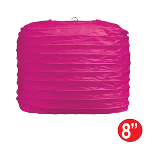 Square Paper Lanterns Cerise, party supplies, decorations, The Beistle Company, General Occasion, Bulk, General Party Decorations, Paper Lanterns