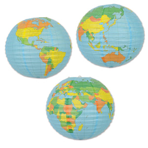 Globe Party Paper Lantern - Bulk 12 Pack