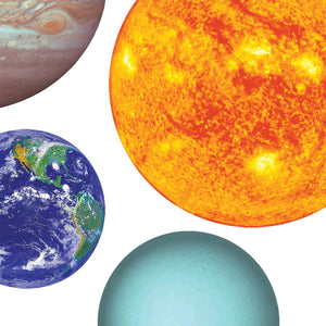 Bulk Solar System Cutouts (Case of 120) by Beistle