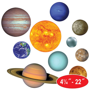 Bulk Solar System Cutouts (Case of 120) by Beistle