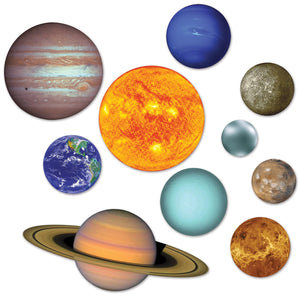 Solar System Party Cutouts - Bulk 120 Pack