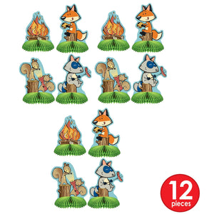 Bulk Woodland Friends Mini Centerpieces (Case of 48) by Beistle