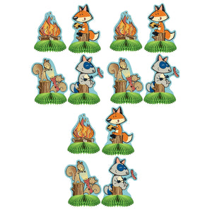 Bulk Woodland Friends Mini Centerpieces (Case of 48) by Beistle