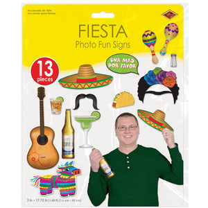 Bulk Fiesta Photo Fun Signs (Case of 156) by Beistle