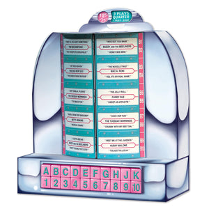 Tabletop Jukebox Party Decoration - Bulk/6 Jukebox Decorations