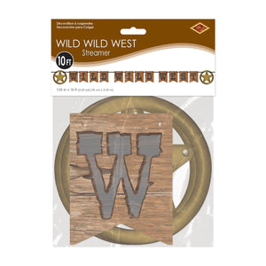 Bulk Wild Wild West Streamer (Case of 12) by Beistle