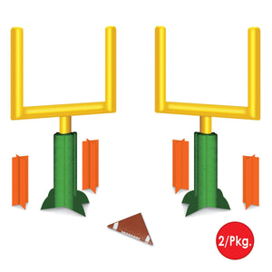 Bulk 3-D Football Goal Post Centerpieces (Case of 24) by Beistle